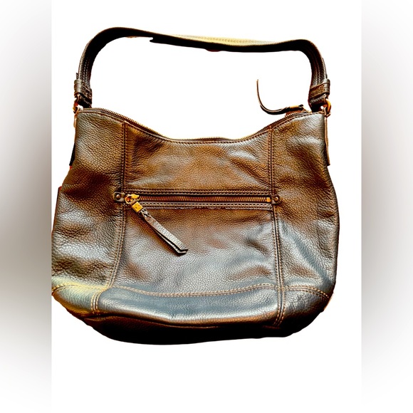 The Sak Sequoia Pebbled Leather Hobo Bag - Navy - Picture 1 of 7